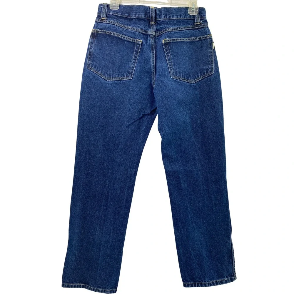 RedHead Jeans‎ Mens 29x29 Straight Leg Dark Wash Denim 100% Cotton Workwear